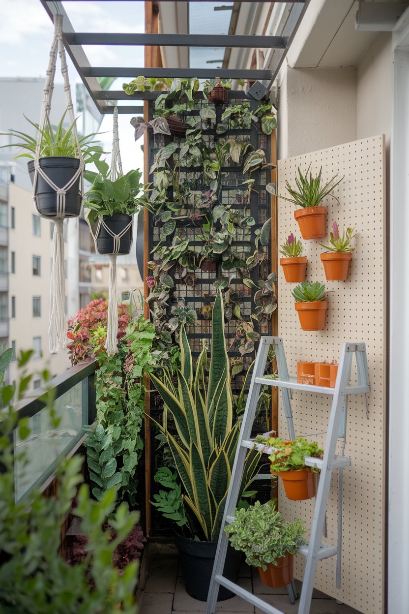 Vertical Balcony Garden